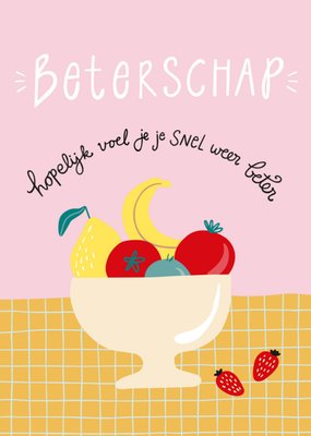 Funny Side Up | Beterschapskaart | Fruit