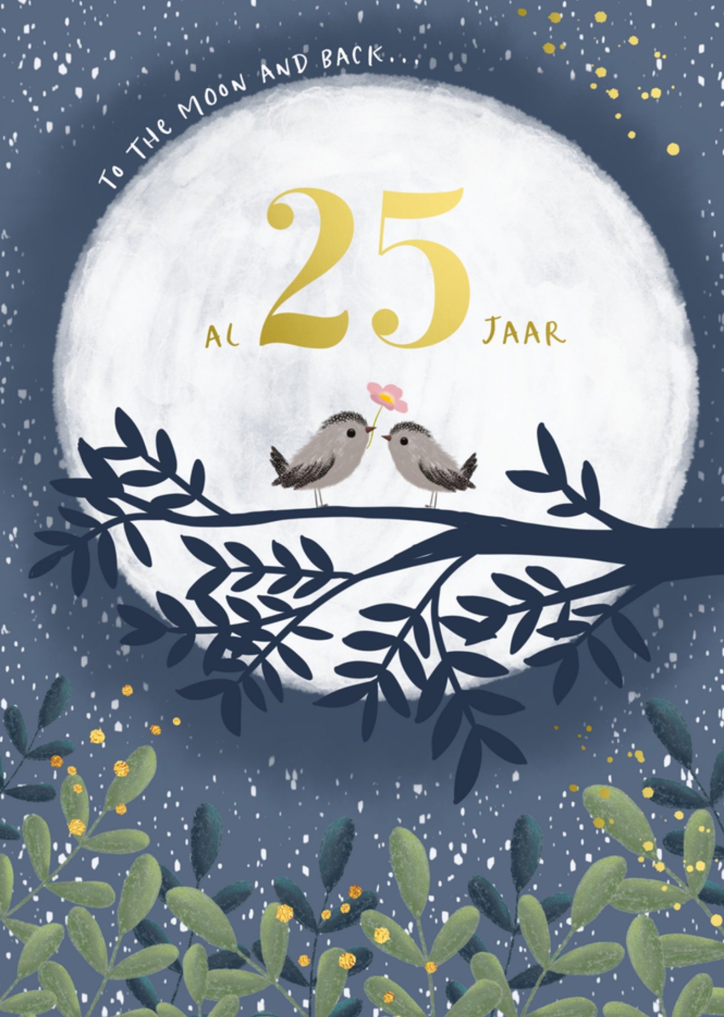 Huwelijksjubileum uitnodiging Aanpasbaar Kaart Tsjip