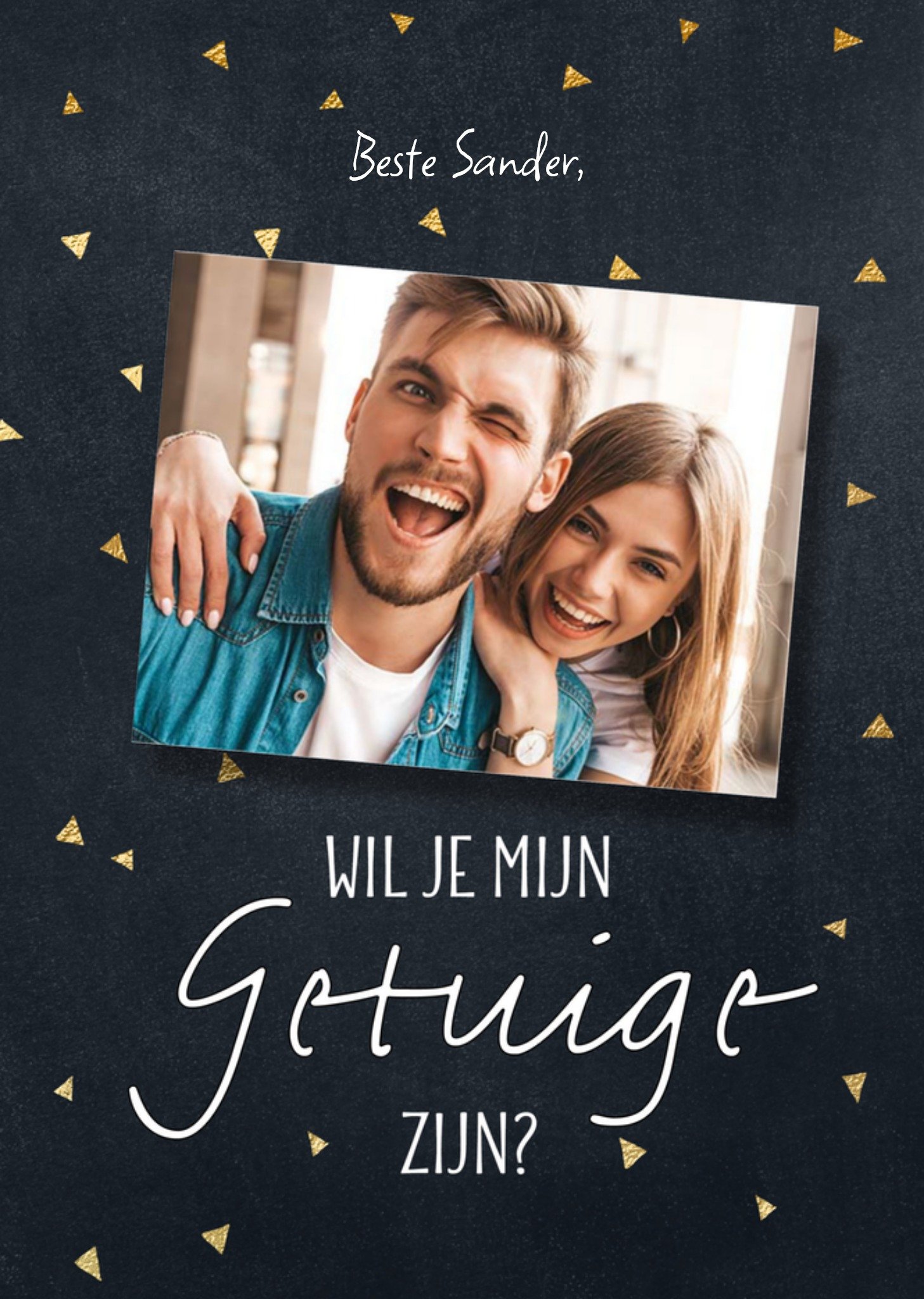 Luckz Huwelijkskaart Getuige Standard Card