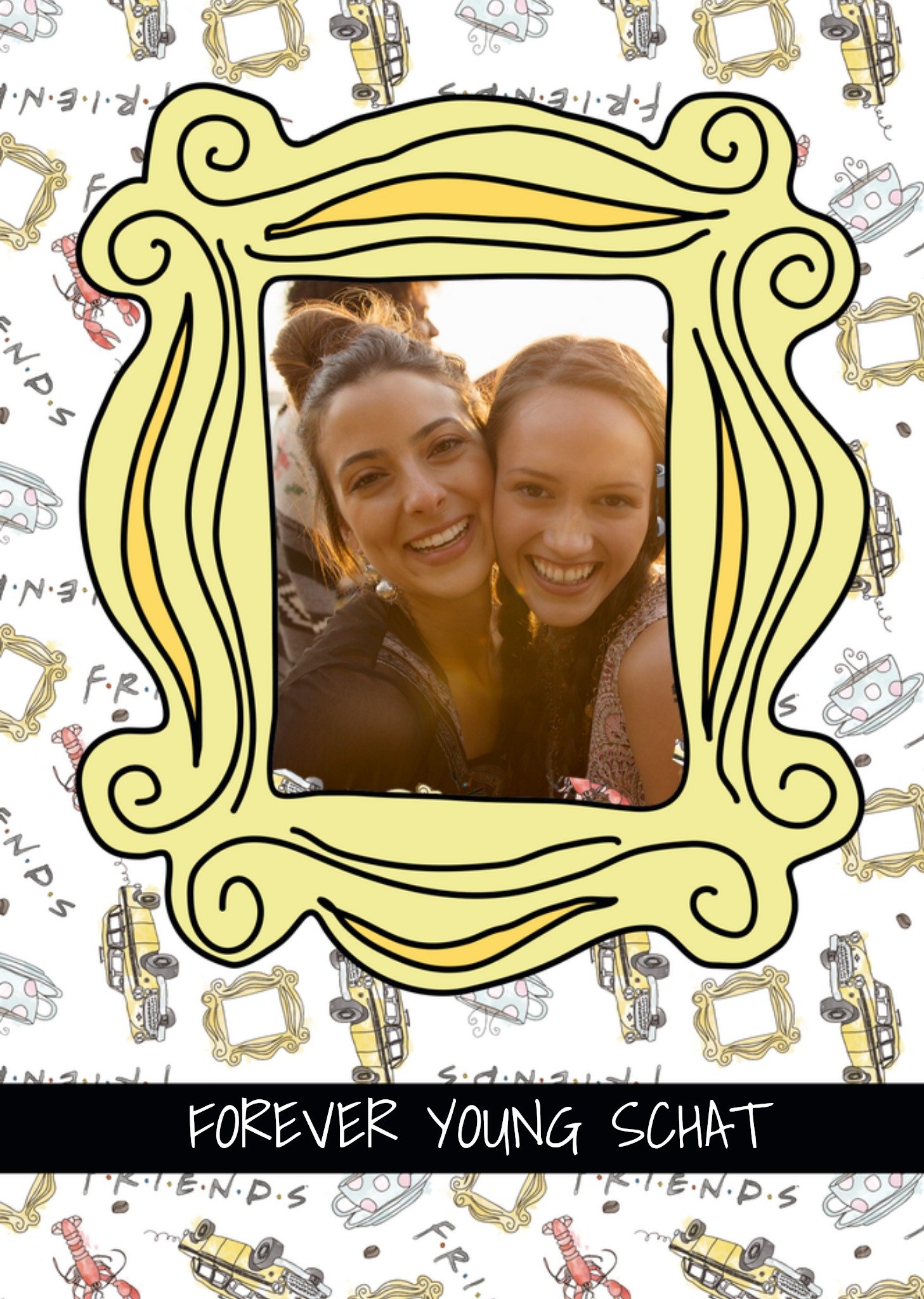 Friends Verjaardagskaart Fotolijst Kaart Friends televisieserie
