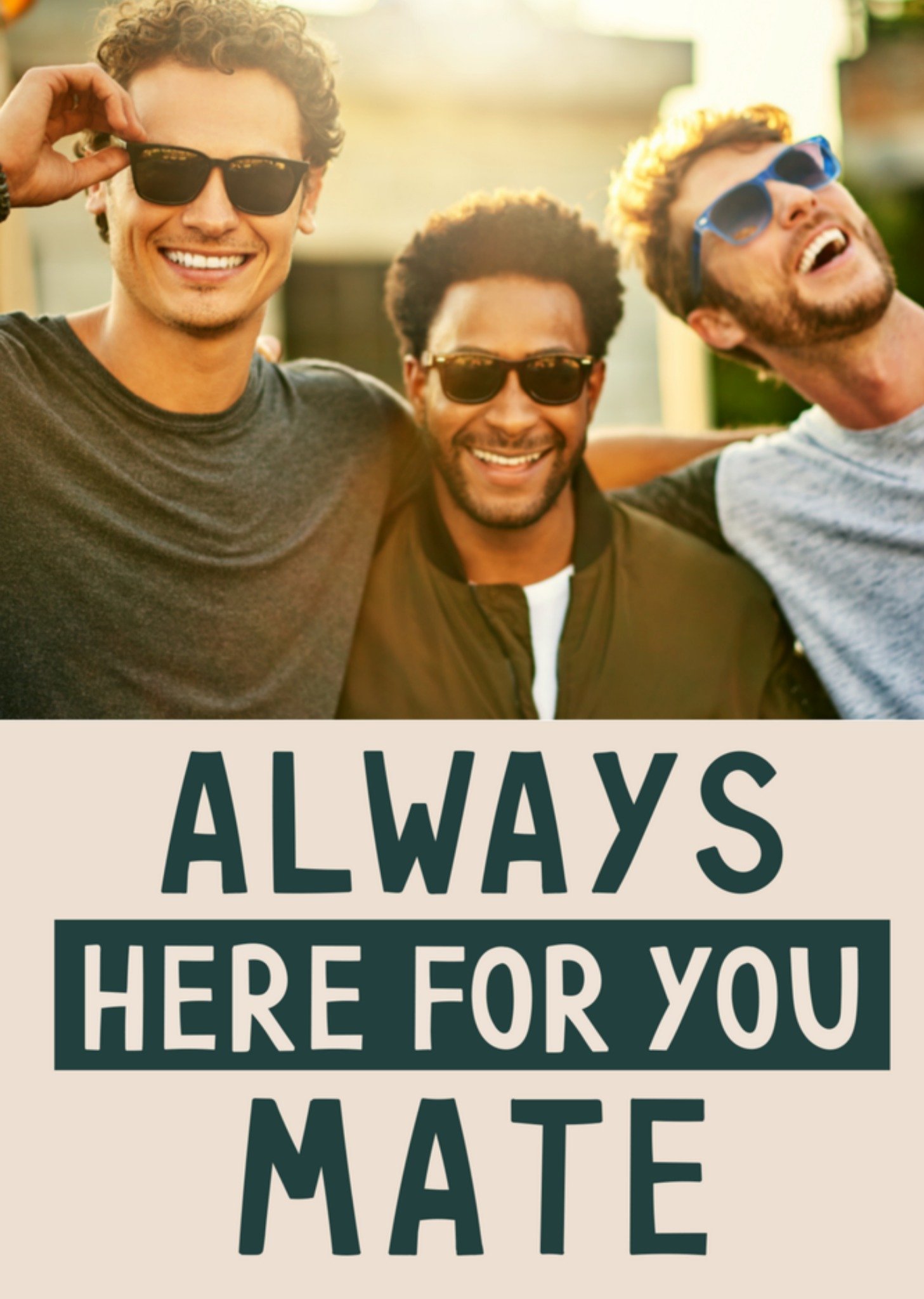 Denken aan kaart Vriend Foto Greetz