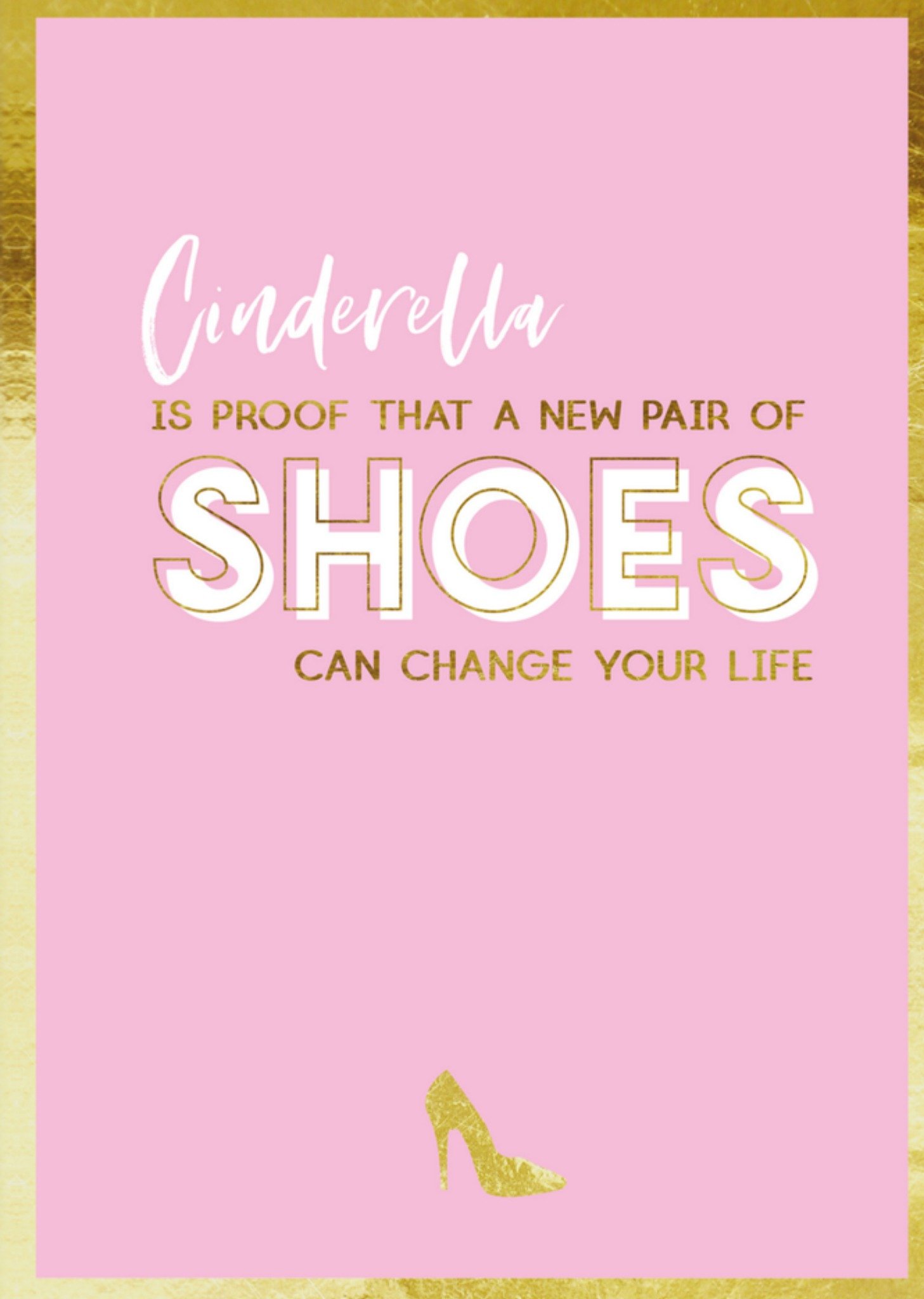 Verjaardagskaart schoenen Kaart The London Studio