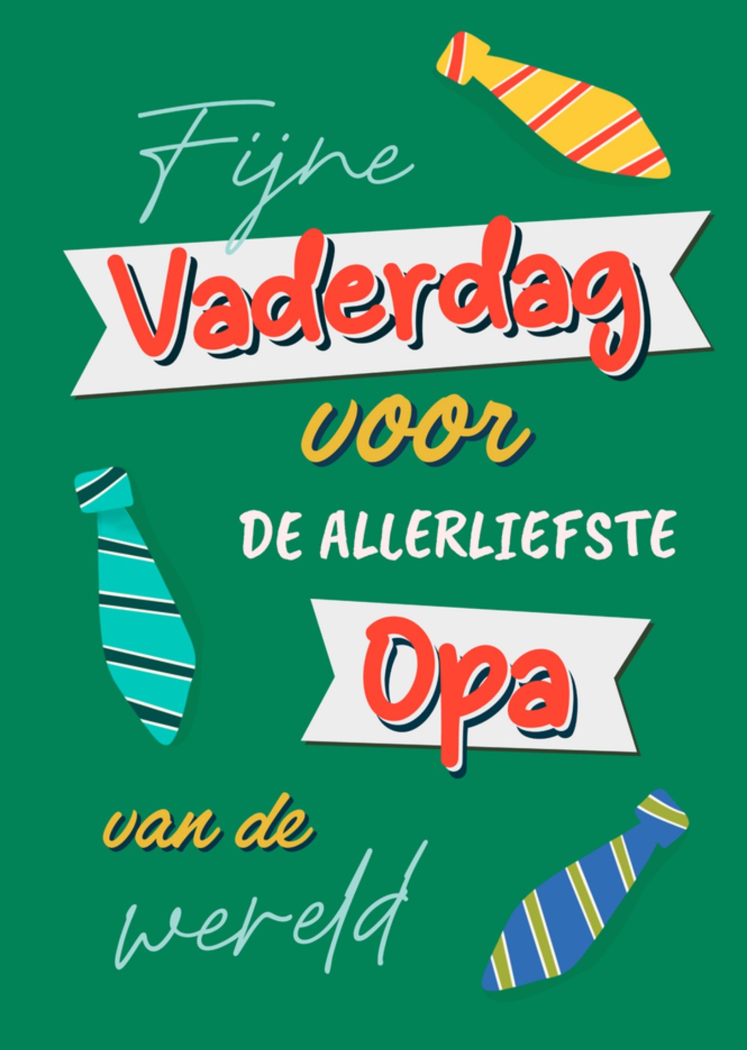 Vaderdagkaart De allerliefste opa Kaart Greetz