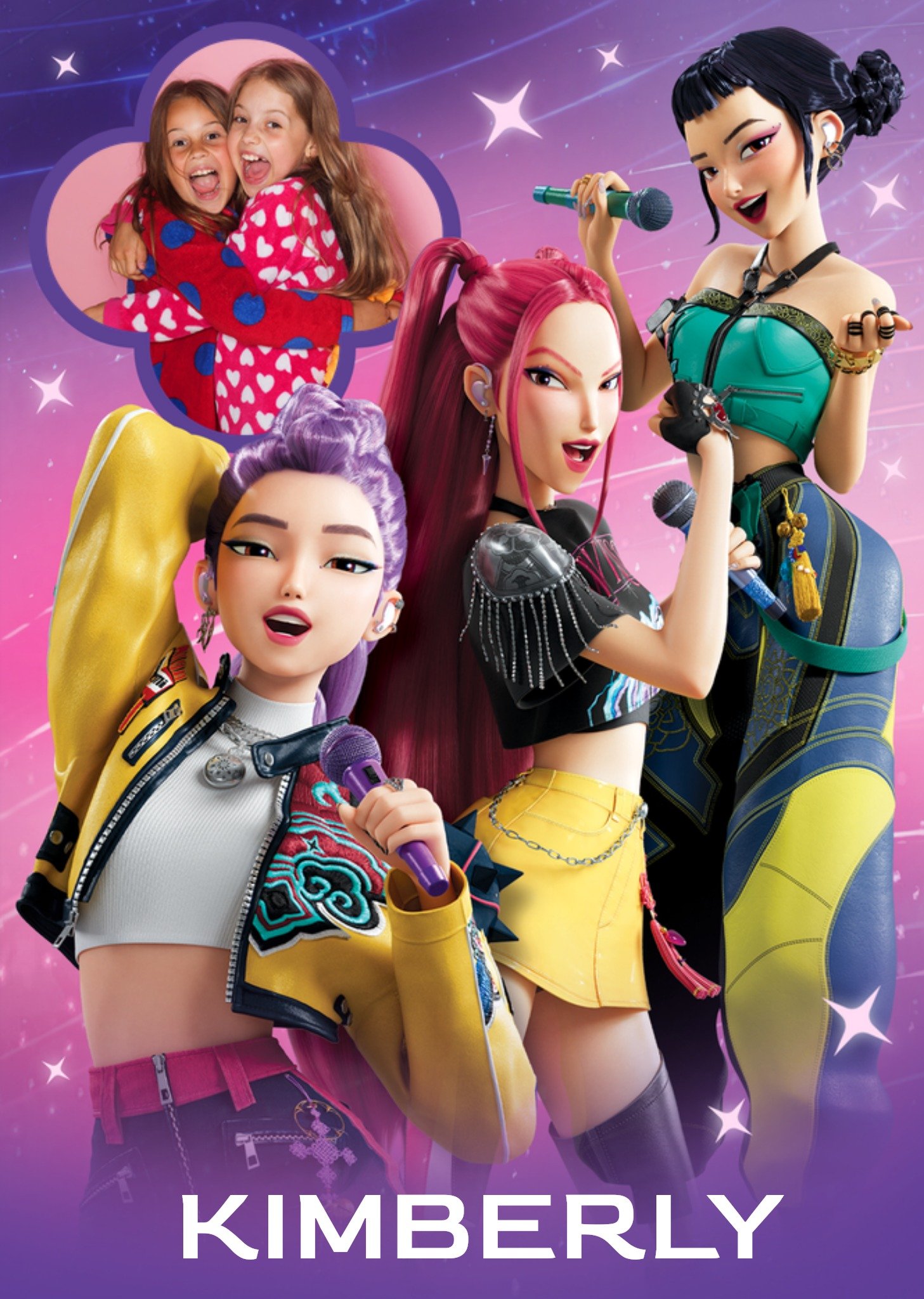 Danilo Verjaardagskaart Met Aanpasbare Naam En Foto KPOP Demon Hunters