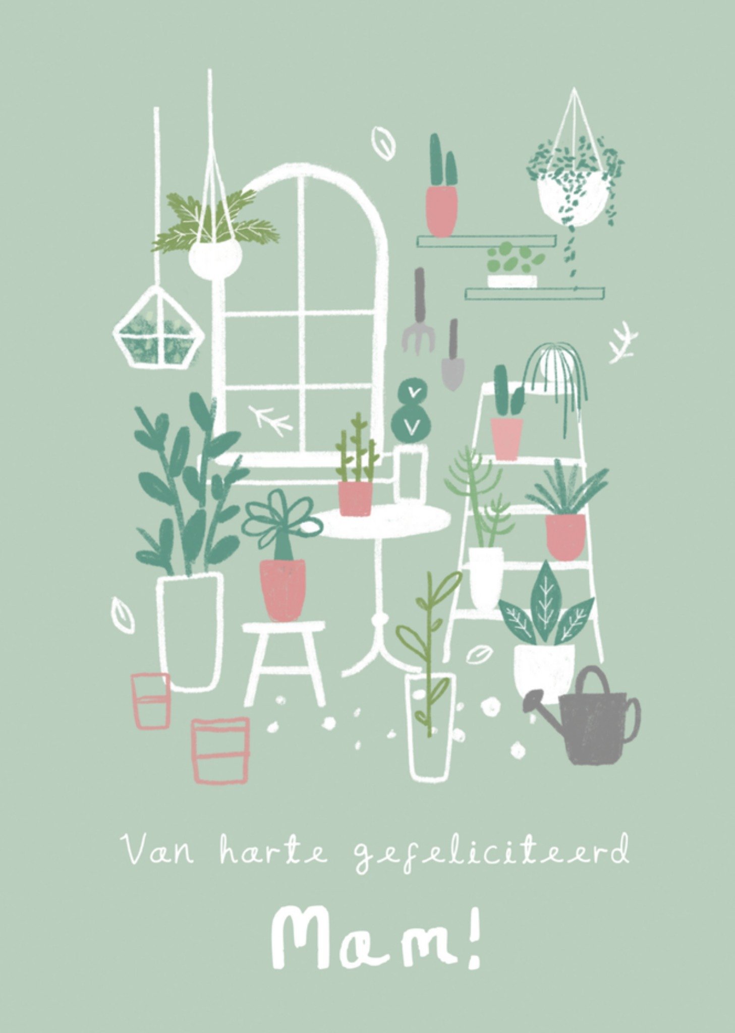 Verjaardagskaart planten Kaart Millicent Venton