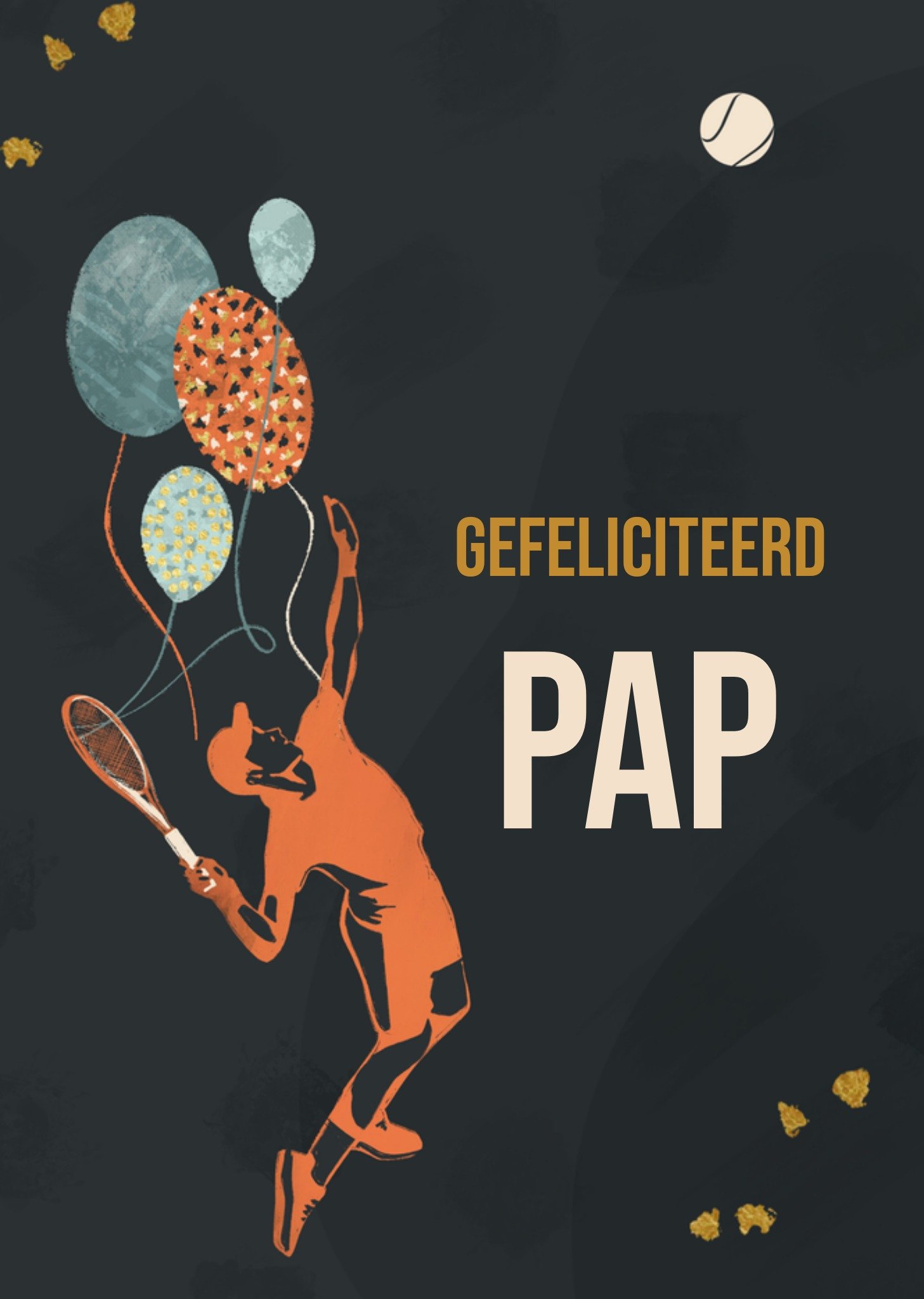 Verjaardagskaart Gefeliciteerd pap Greetz