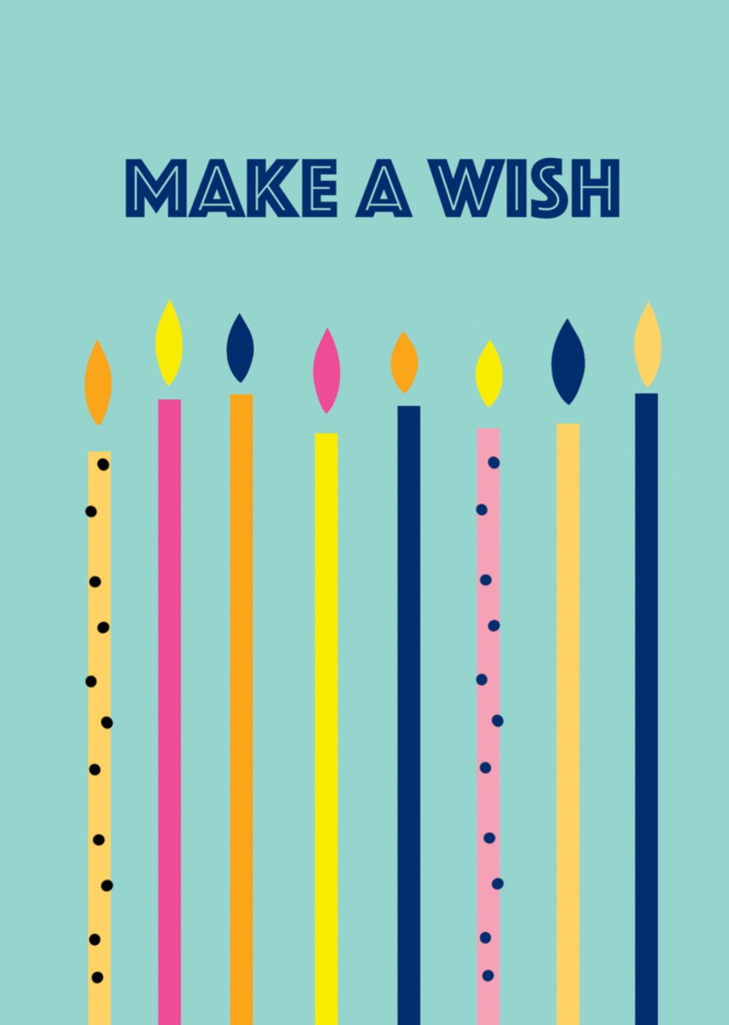 Verjaardagskaart Make A Wish Kaart TMS