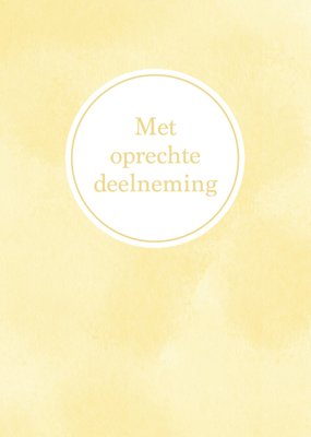 Greetz | Condoleancekaart | Met oprechte deelneming