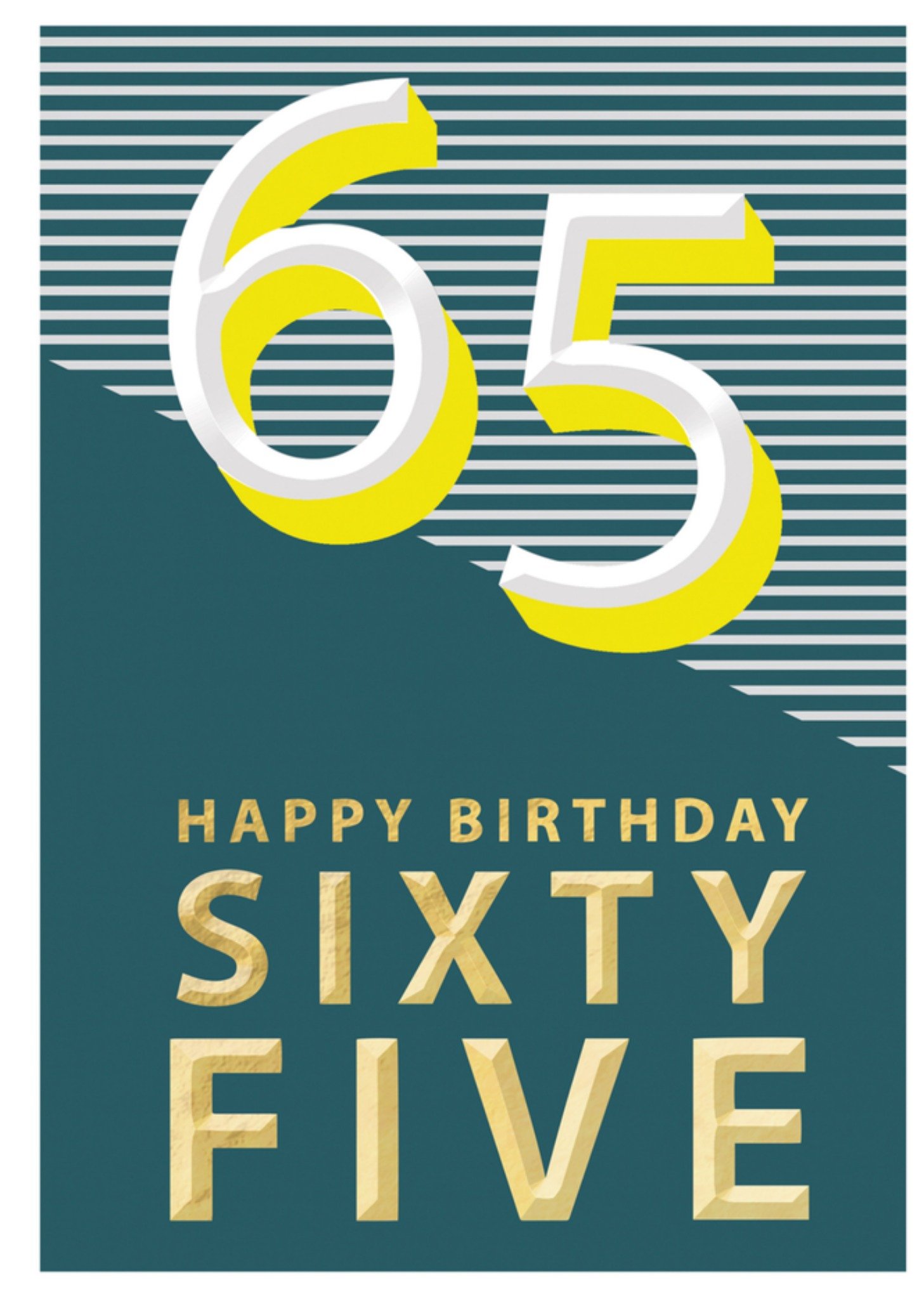 Abacus Verjaardagskaart 65 jaar Kaart Abacus Cards