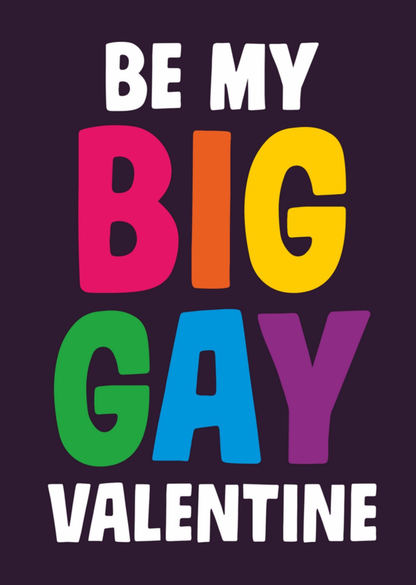 Valentijnskaart kleurrijk Kaart Dean Morris