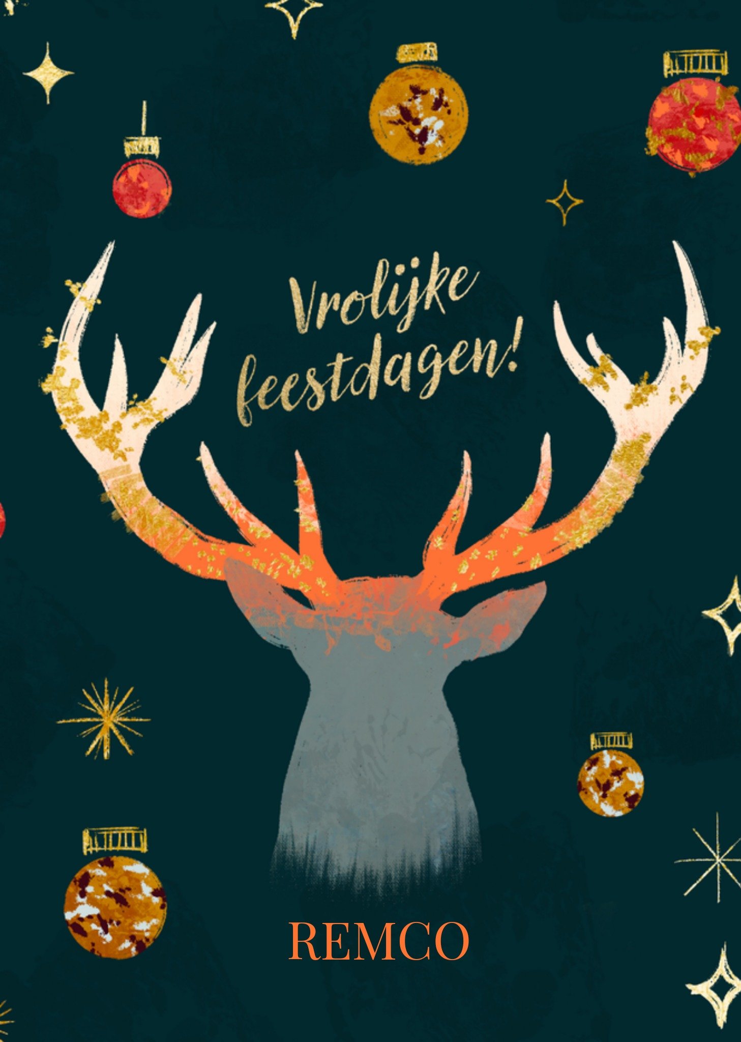Kerst Vrolijk Illustratie Greetz