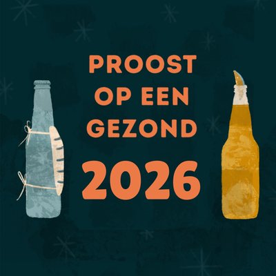 Greetz | Nieuwjaarkaart | proost