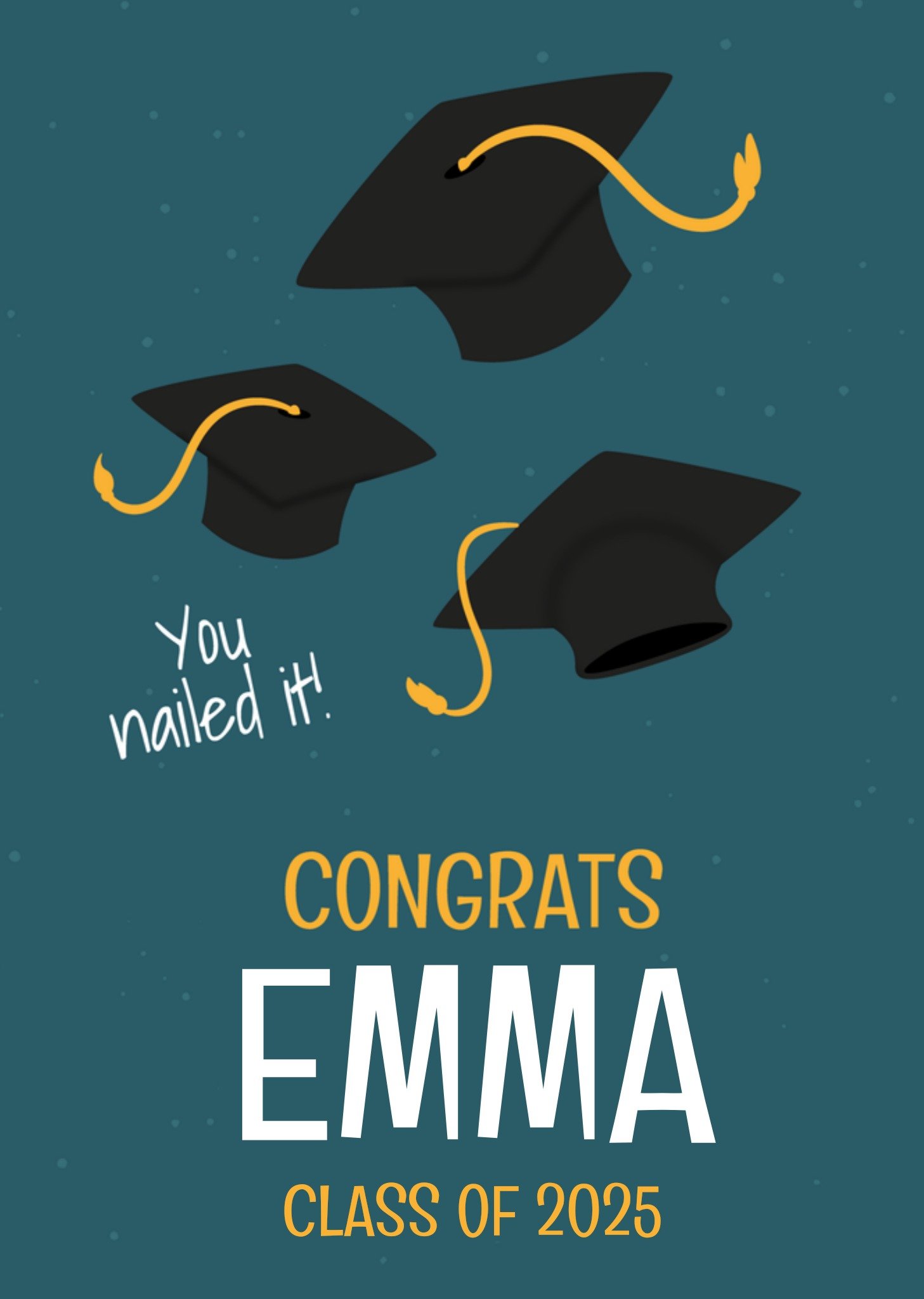 Geslaagd kaart You nailed it Kaart Greetz