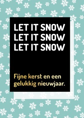 Love Repeat | Kerstkaart | let it snow
