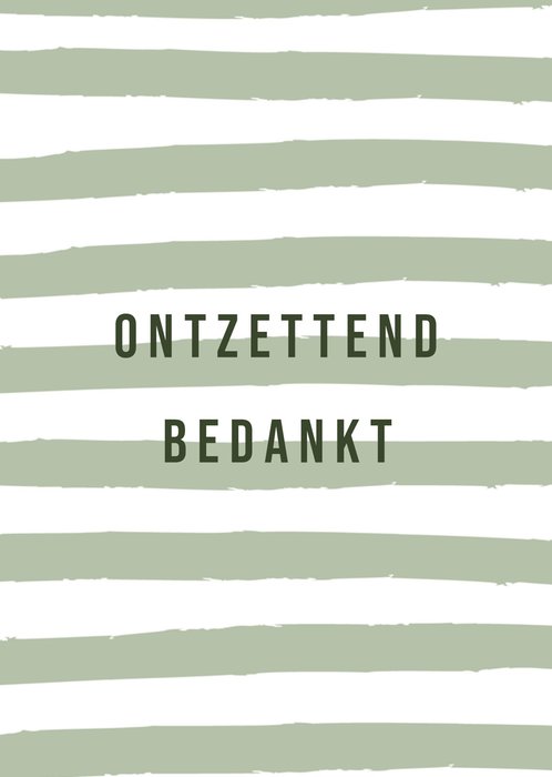 Bedankt kaart | Zakelijk