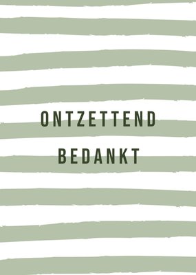 Bedankt kaart | Zakelijk