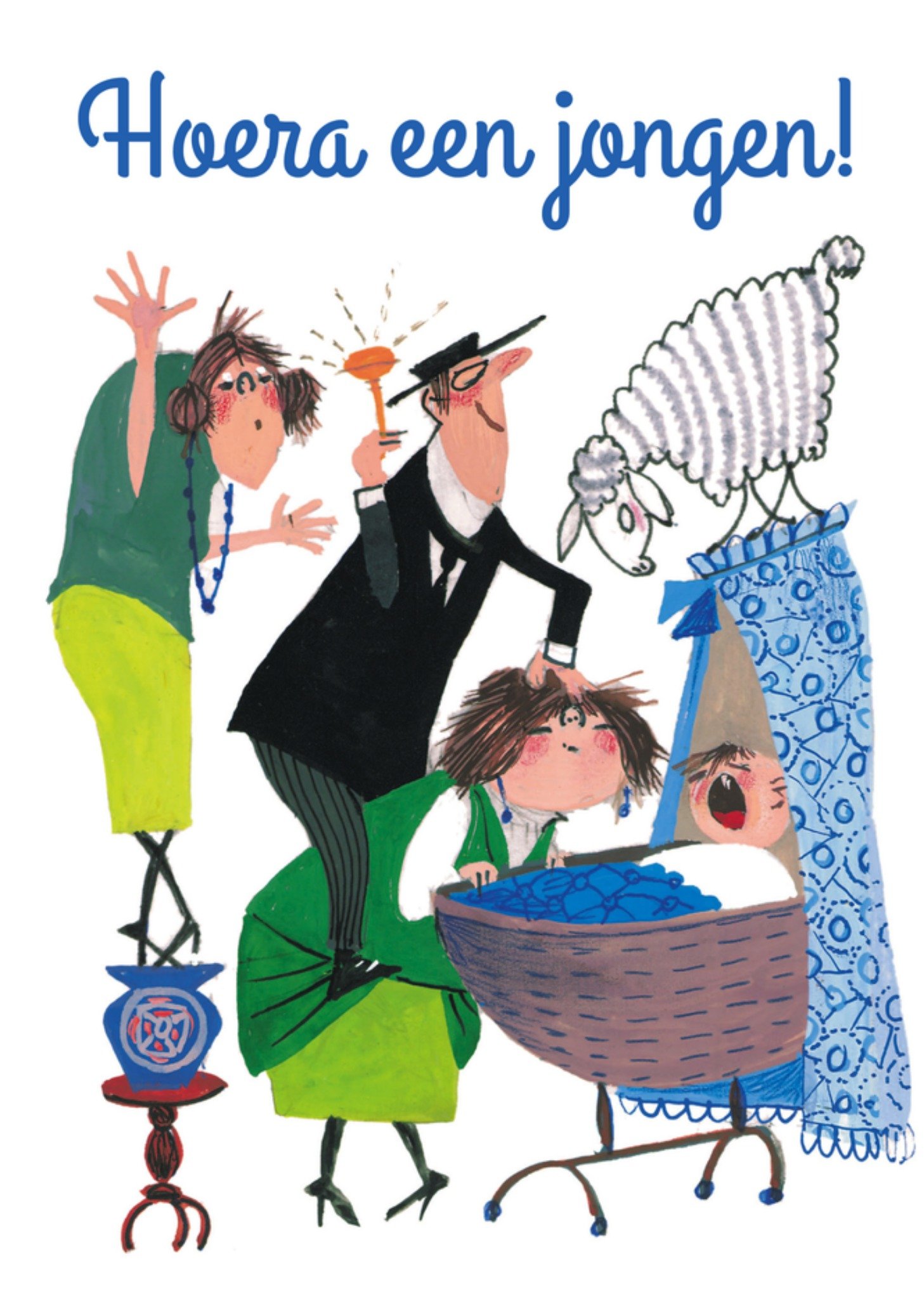 Geboortekaart kleintje Kaart Fiep Westendorp