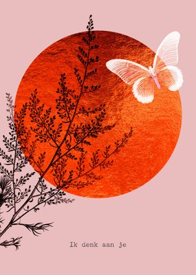 Bright Spot | Denken aan kaart | vlinder