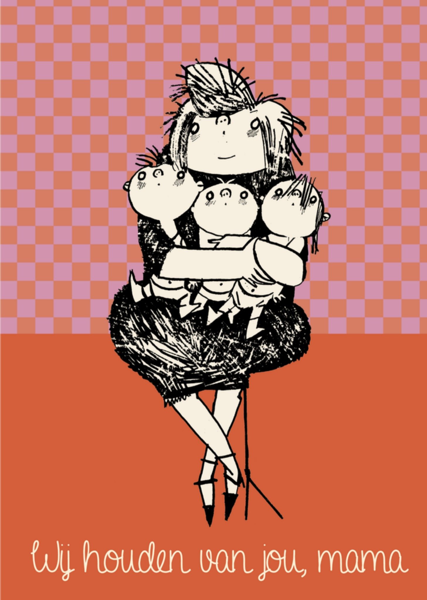 Moederdagkaart Mama Kaart Fiep Westendorp