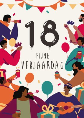 Anoela Cards | Verjaardagskaart | 18 jaar