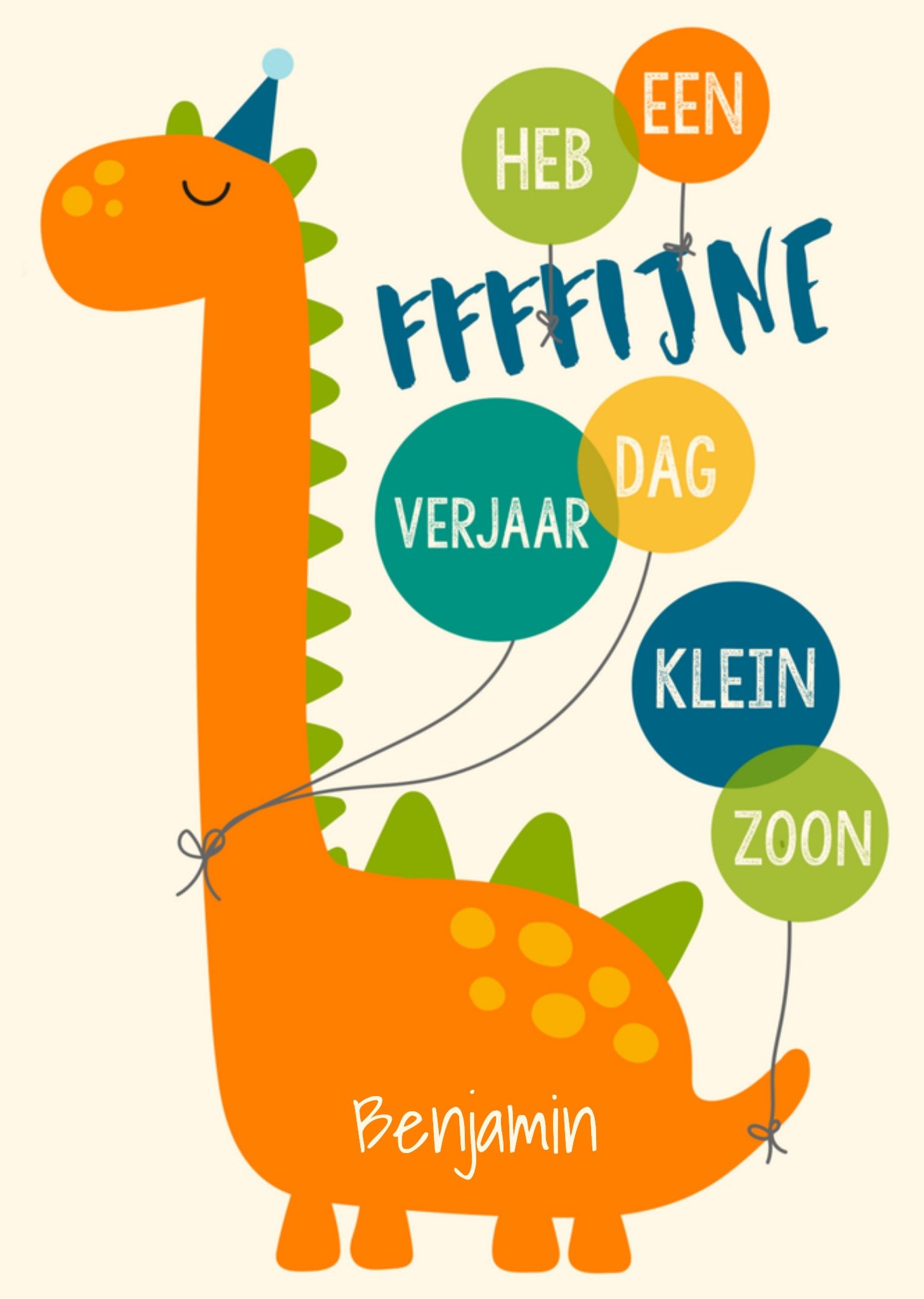 Verjaardag Dino Kleinzoon Kaart Greetz
