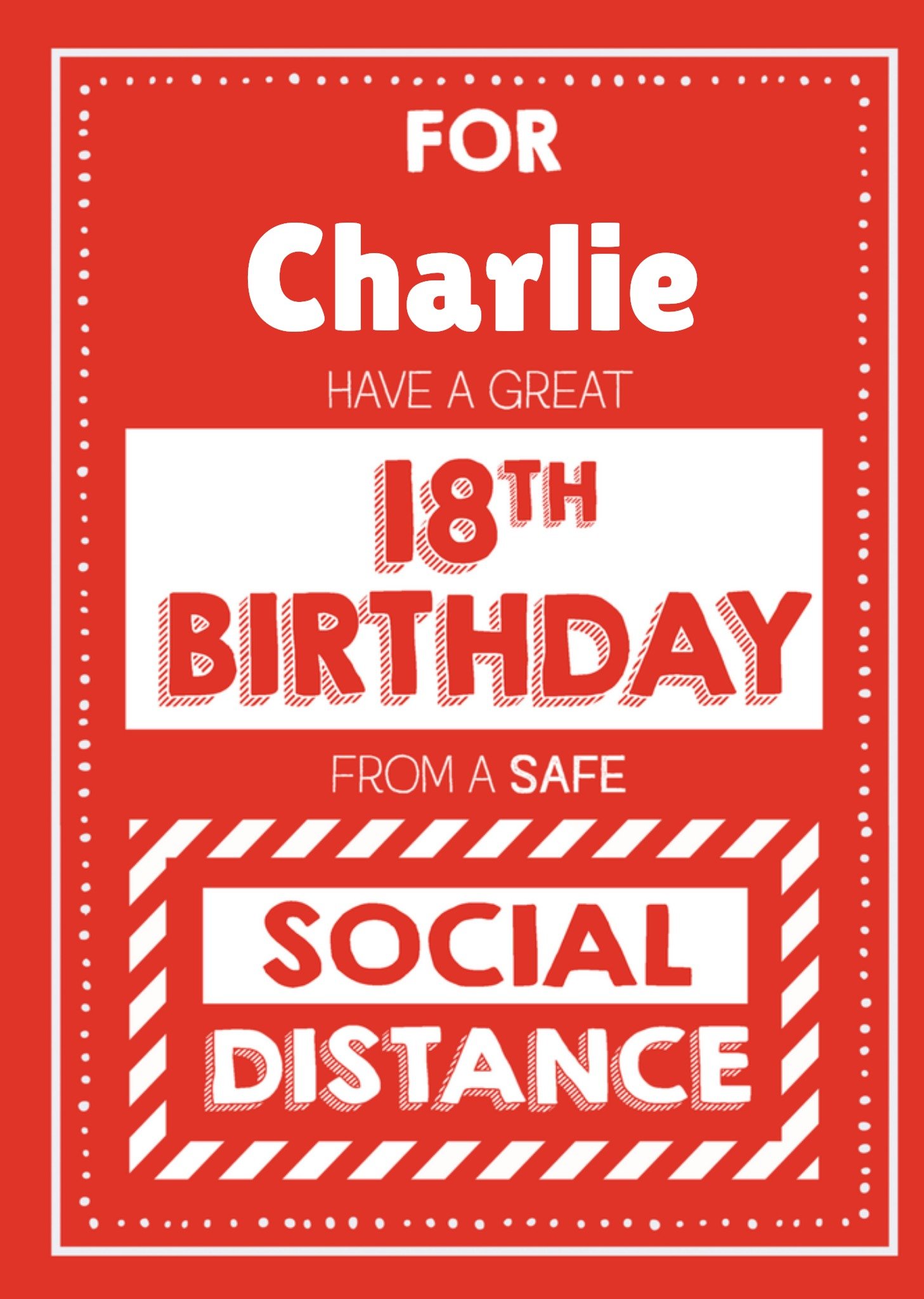 The dog doo dahs Verjaardagskaart naam covid Kaart The dogs doo-dahs