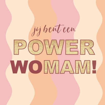 Tsjip | Moederdagkaart | Power Womam