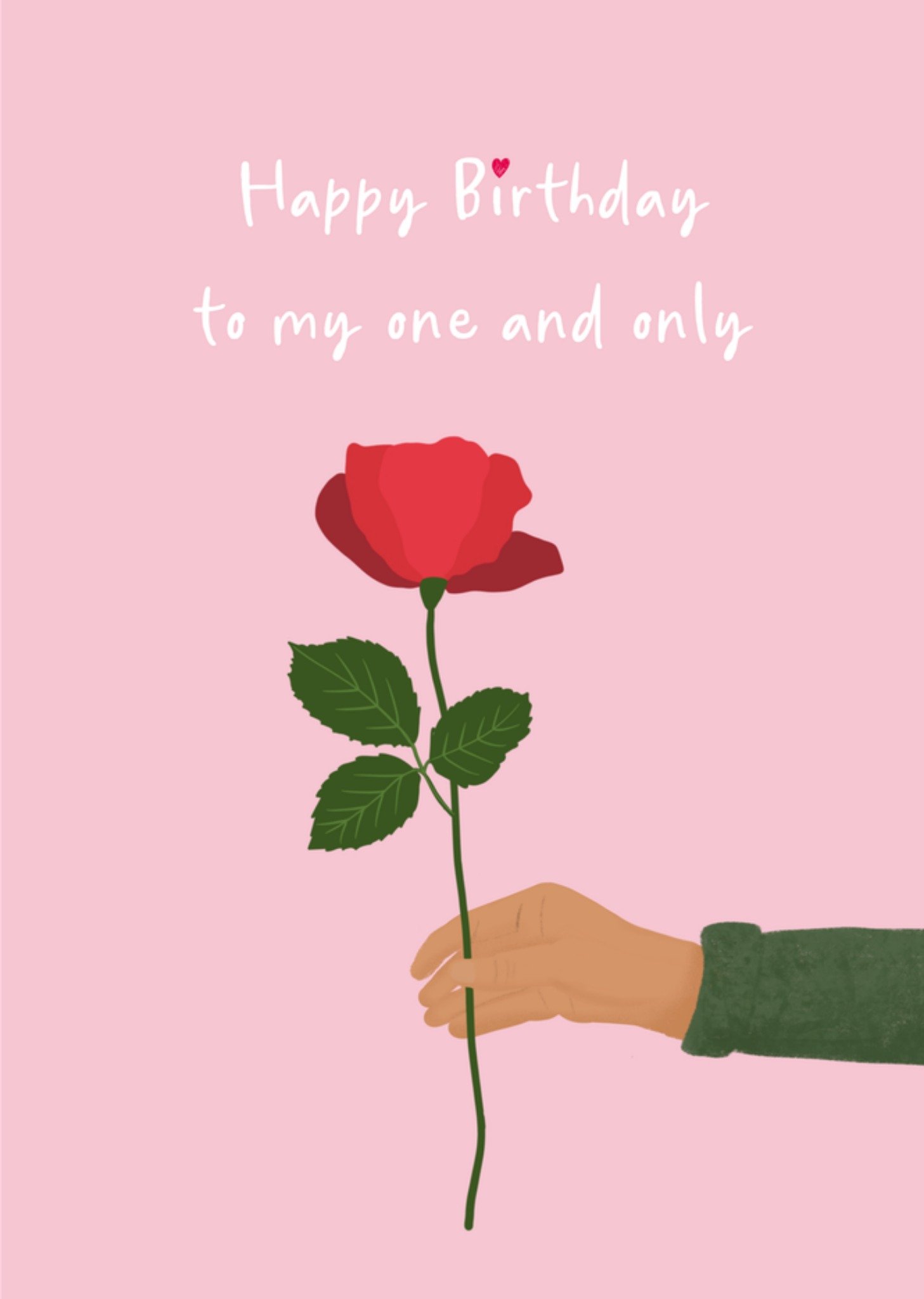 Verjaardagskaart To my one and only Kaart Tsjip