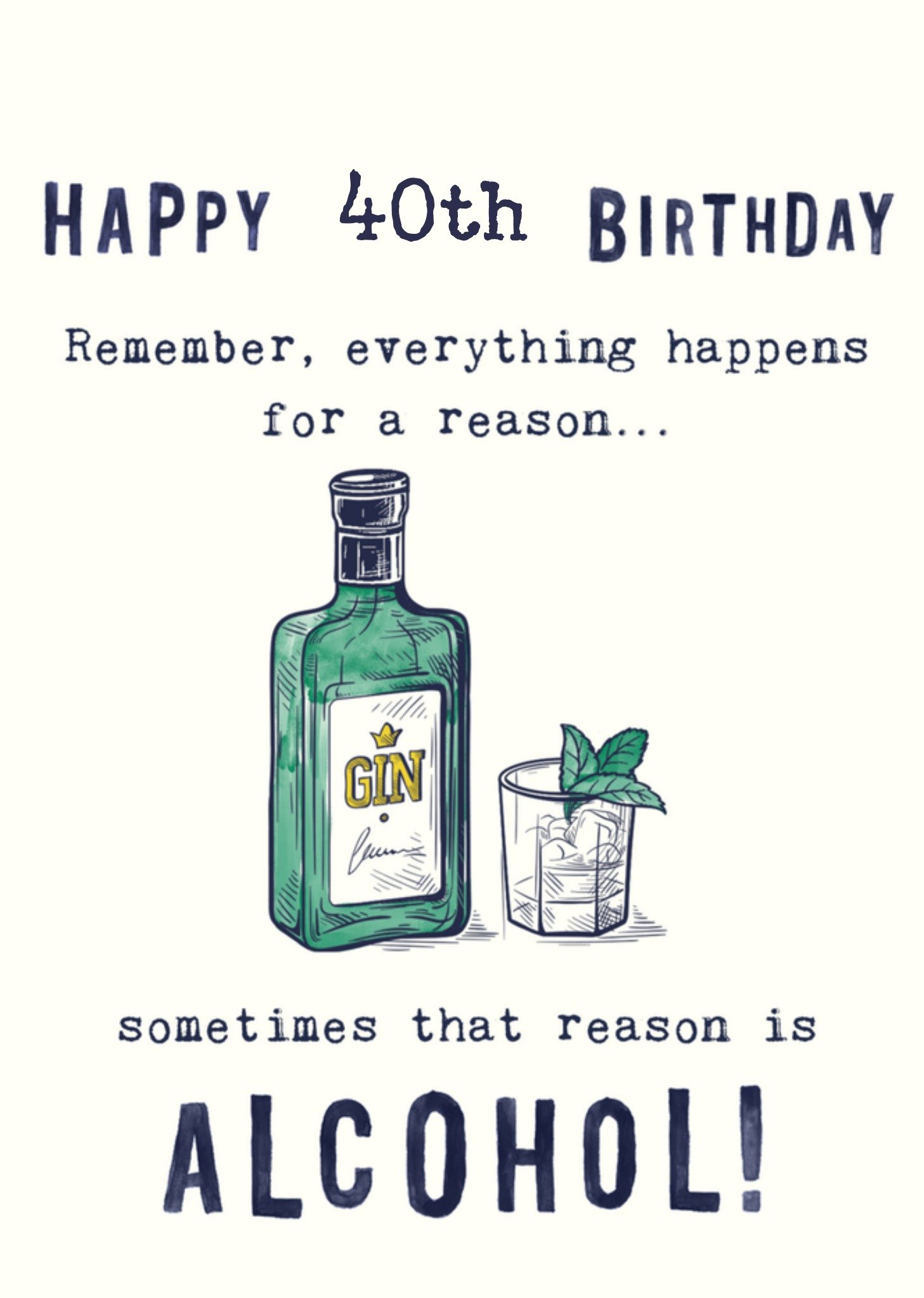 Verjaardagskaart leeftijd Kaart Pigment