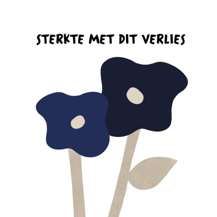 Greetz | Condoleancekaart | bloemen