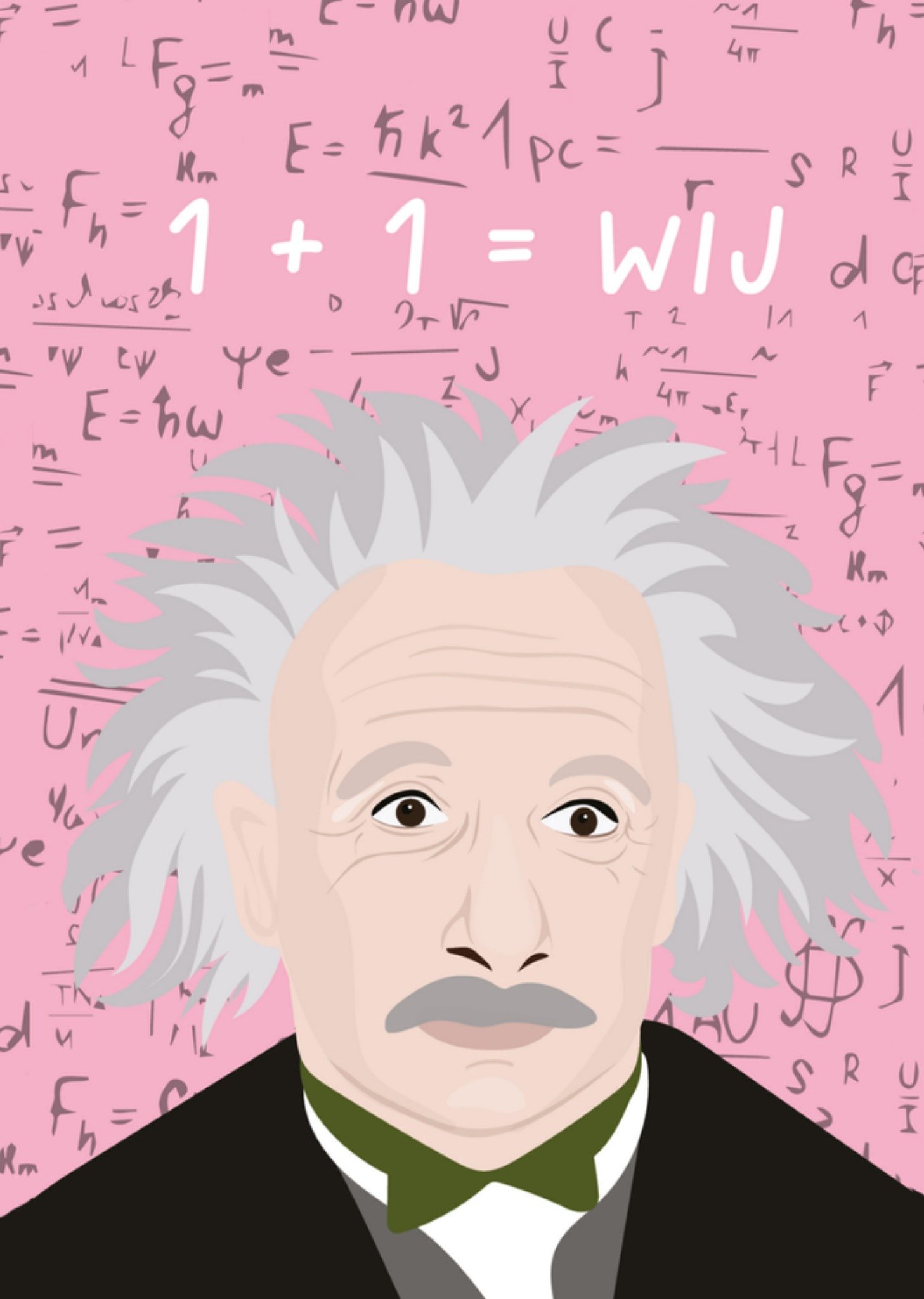 Valentijnskaart 1+1 Kaart Rumble Cards