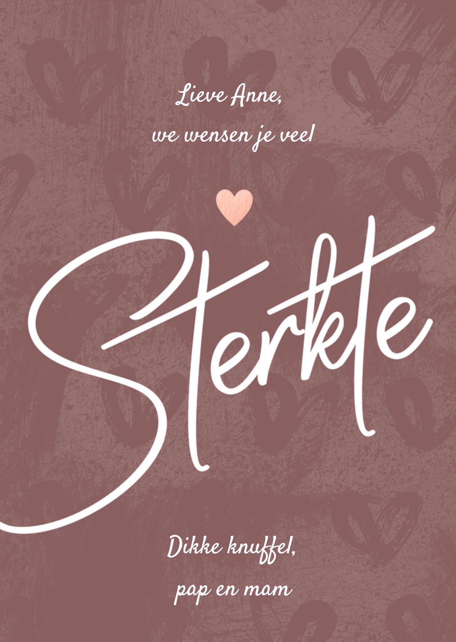 Sterkte kaart met naam Kaart Luckz