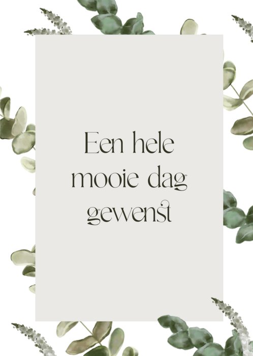 Greetz | Huwelijkskaart | Een hele mooie dag