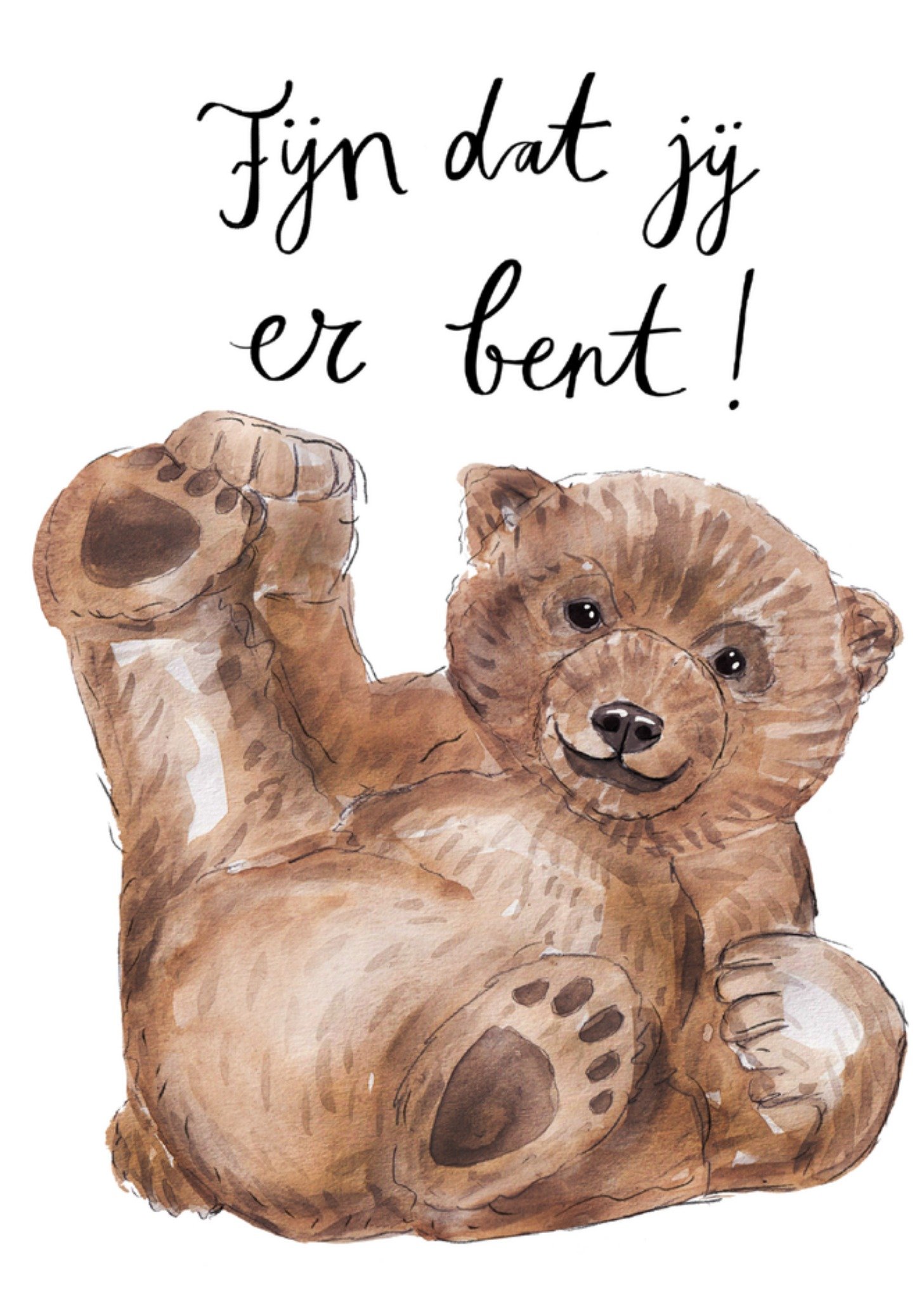 Maartje Bodt Geboortekaart Fijn dat jij er bent! Kaart Marie Bodié