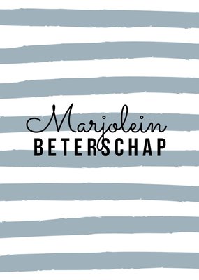 Greetz | Beterschapskaart | Beterschap + naam