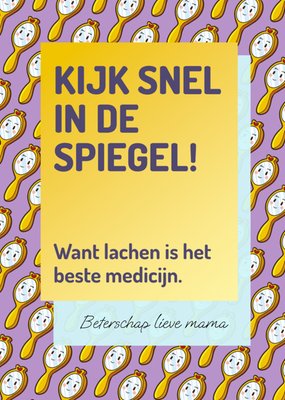 Love Repeat | Beterschapskaart | Lachen is het beste medicijn