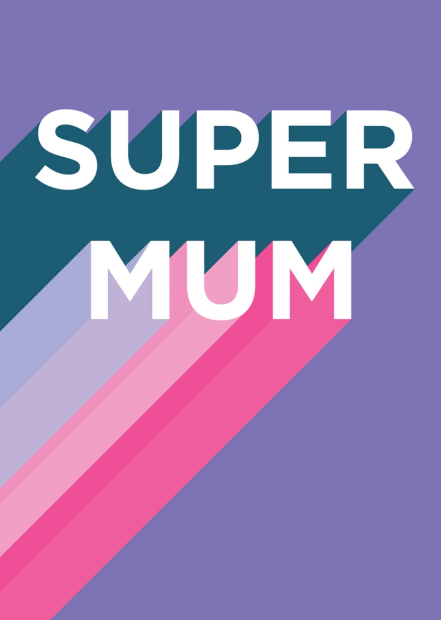 Natalie Alex Verjaardagskaart Super mum Kaart Mifkins