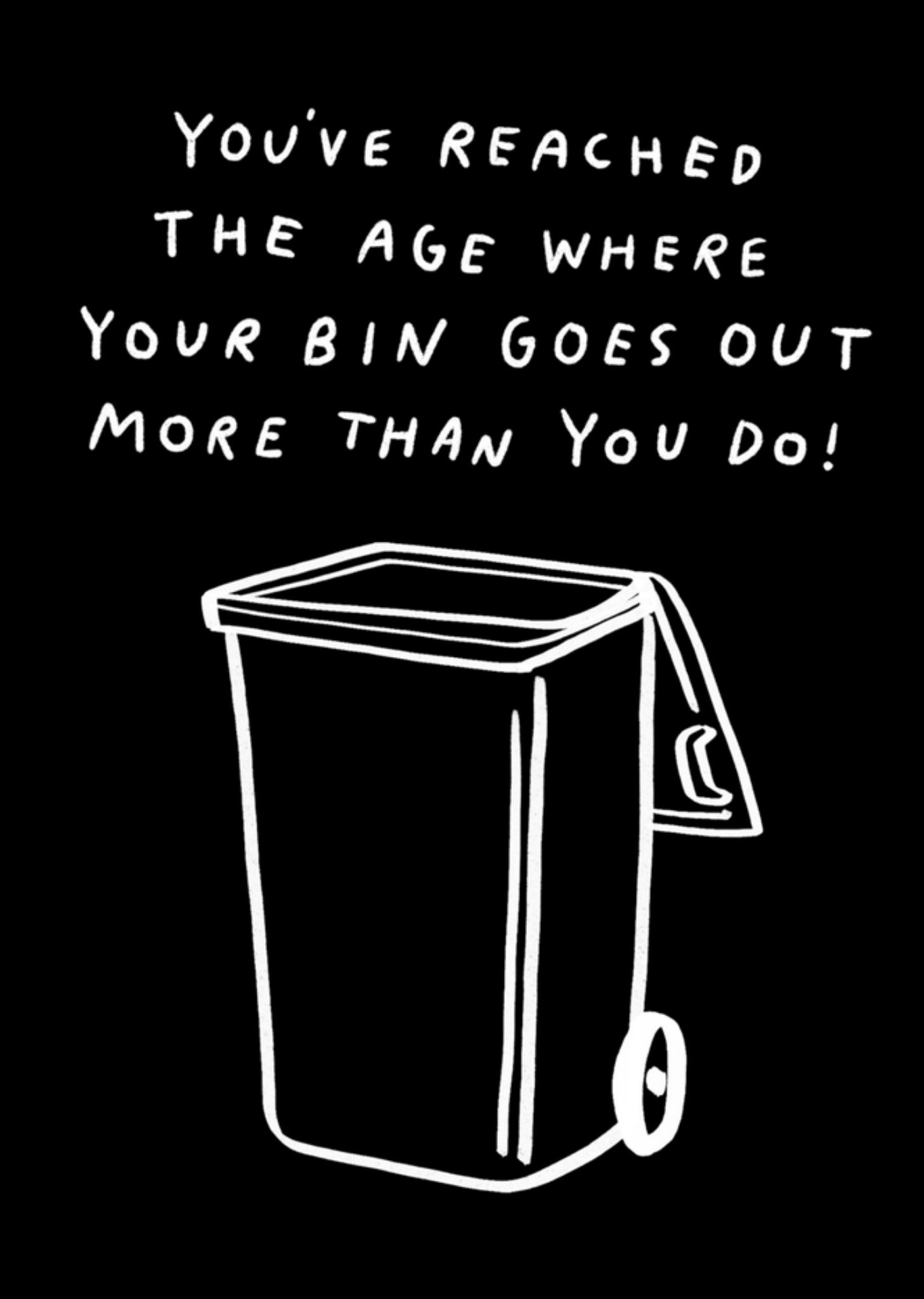 Verjaardagskaart prullenbak Kaart Pigment