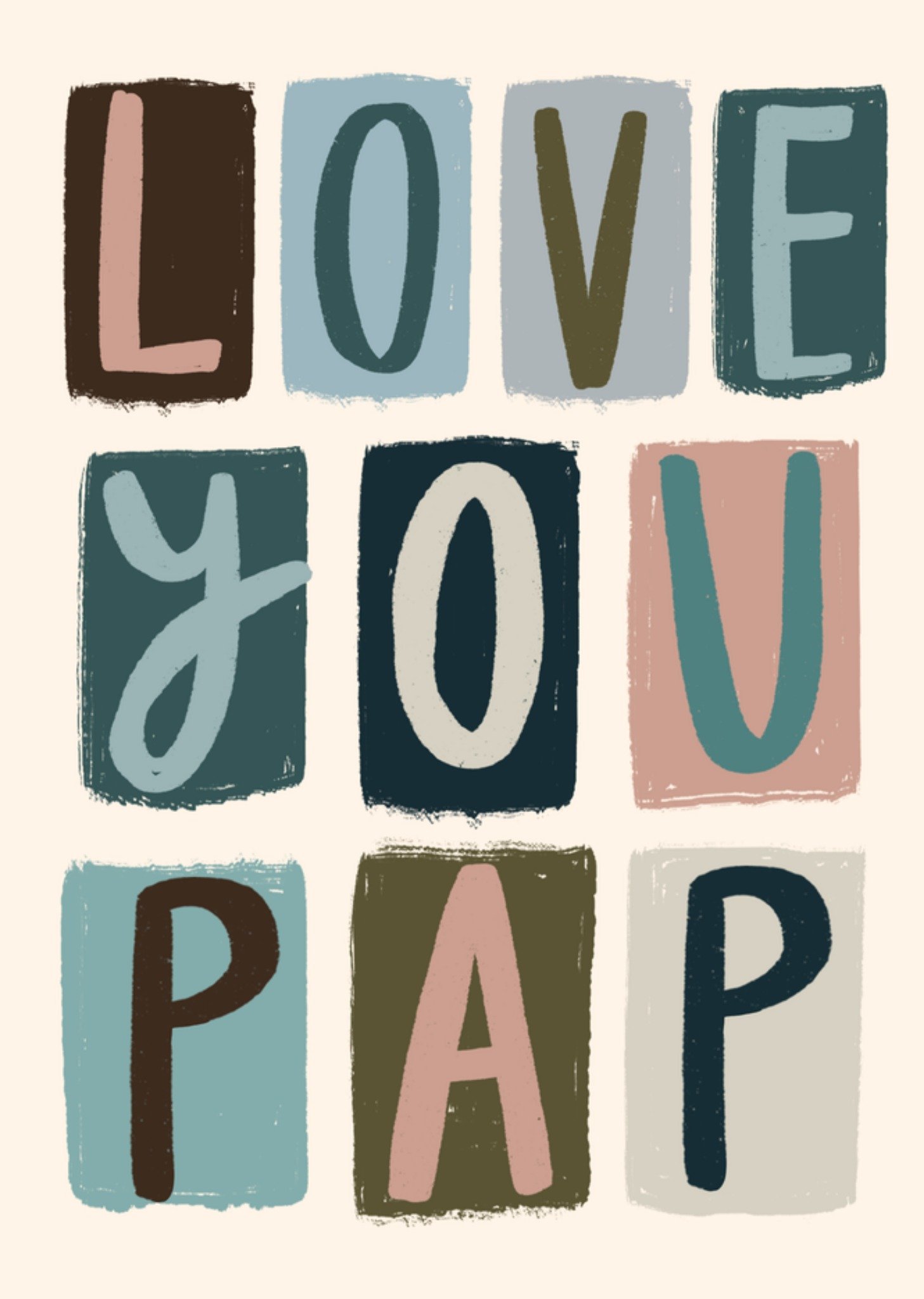 Vaderdagkaart Love you pap Kaart Greetz