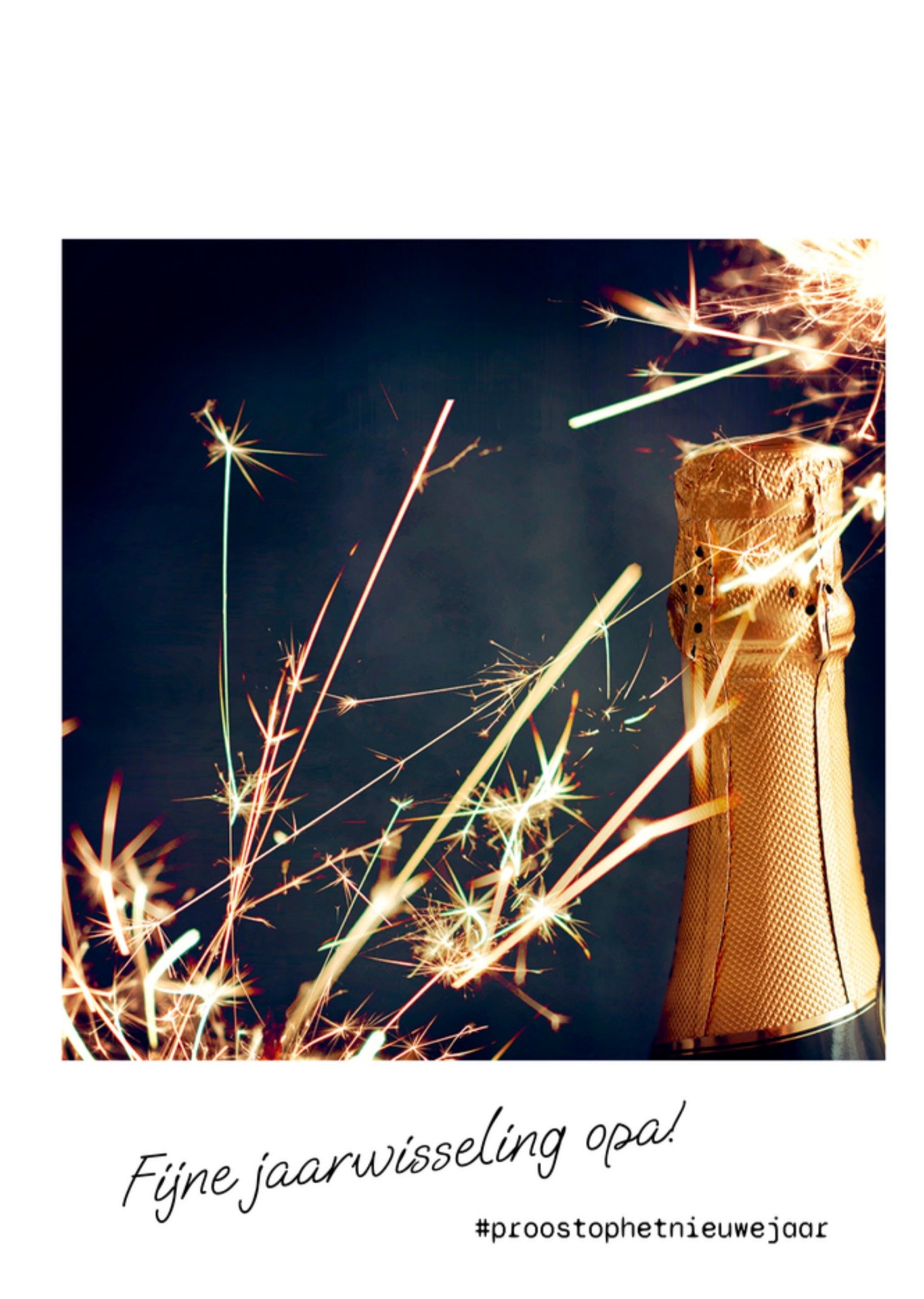 Nieuwjaarskaart Opa Proost Kaart TMS
