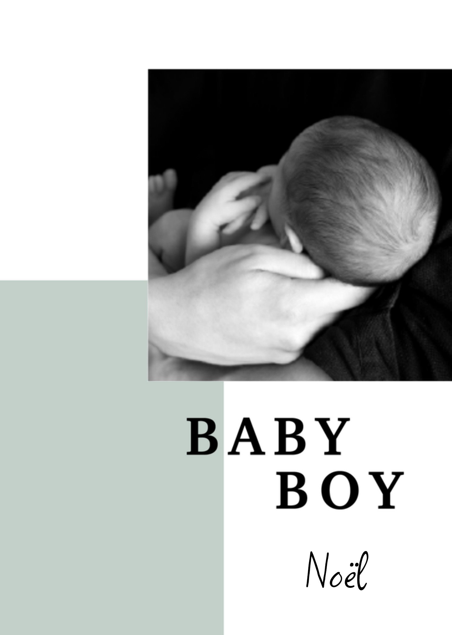 Geboortekaart met foto Kaart Greetz