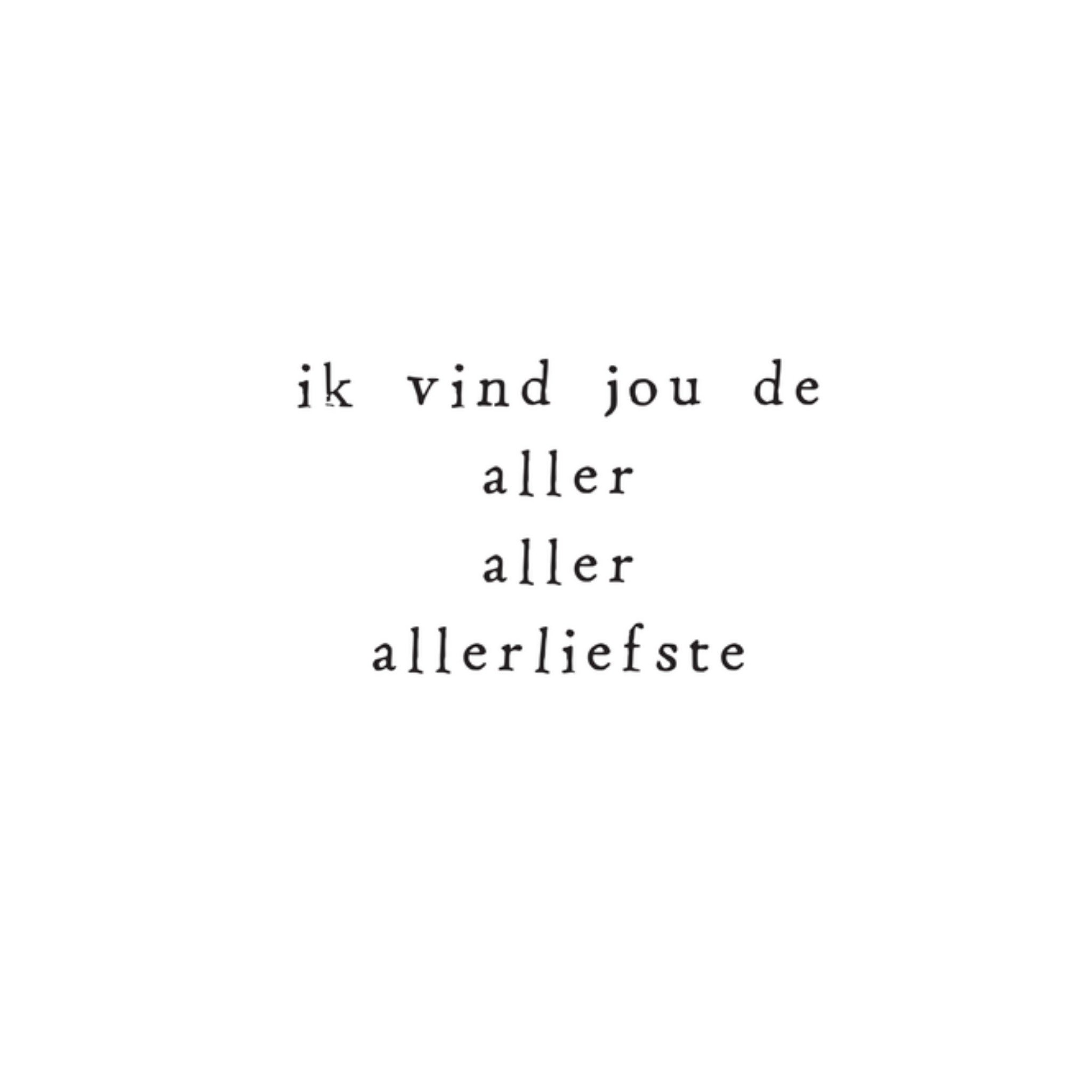 Liefde kaart Allerliefste Vierkante Kaart IKPAKJEIN