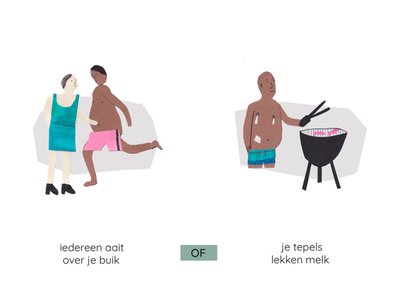 Dilemma op Dinsdag | Zwangerschapskaart | Tepels