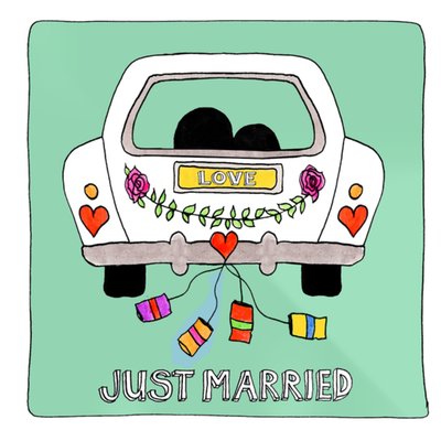 Sandysign | Huwelijkskaart | Just Married