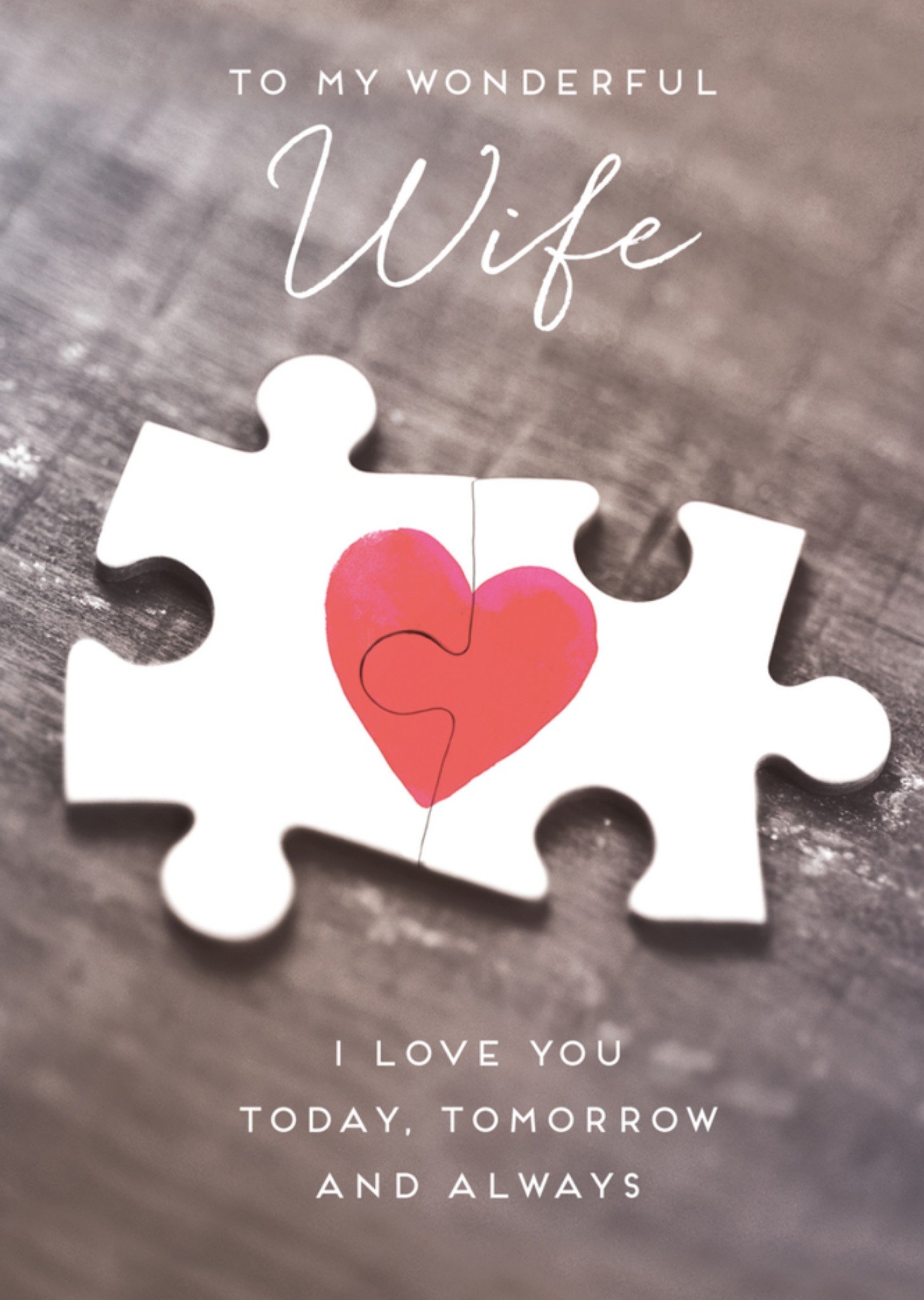 Verjaardagskaart puzzel Kaart Pigment