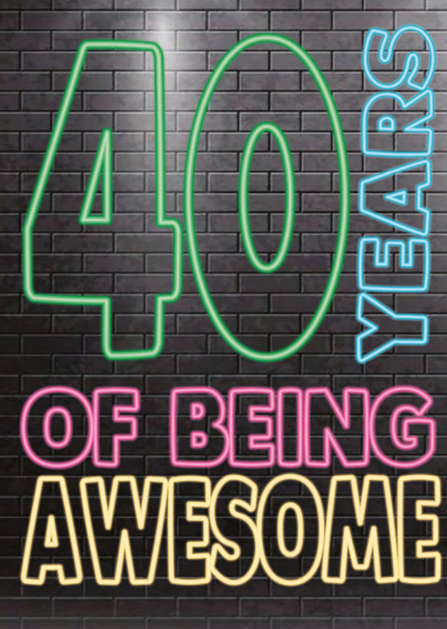 Cheeky Chops Verjaardag 40 Kaart Cheeky chops