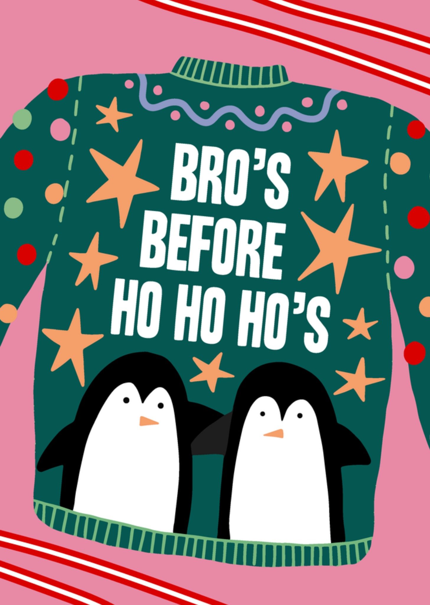 Greetz Kerstkaart Grappig Pinguïn Standard Card