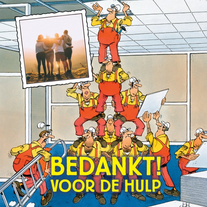 Jan van Haasteren | Bedankt | Illustratie | Humor