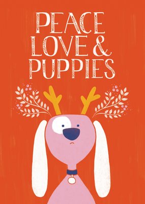 The Postcardy Club | Kerstkaart | Puppy