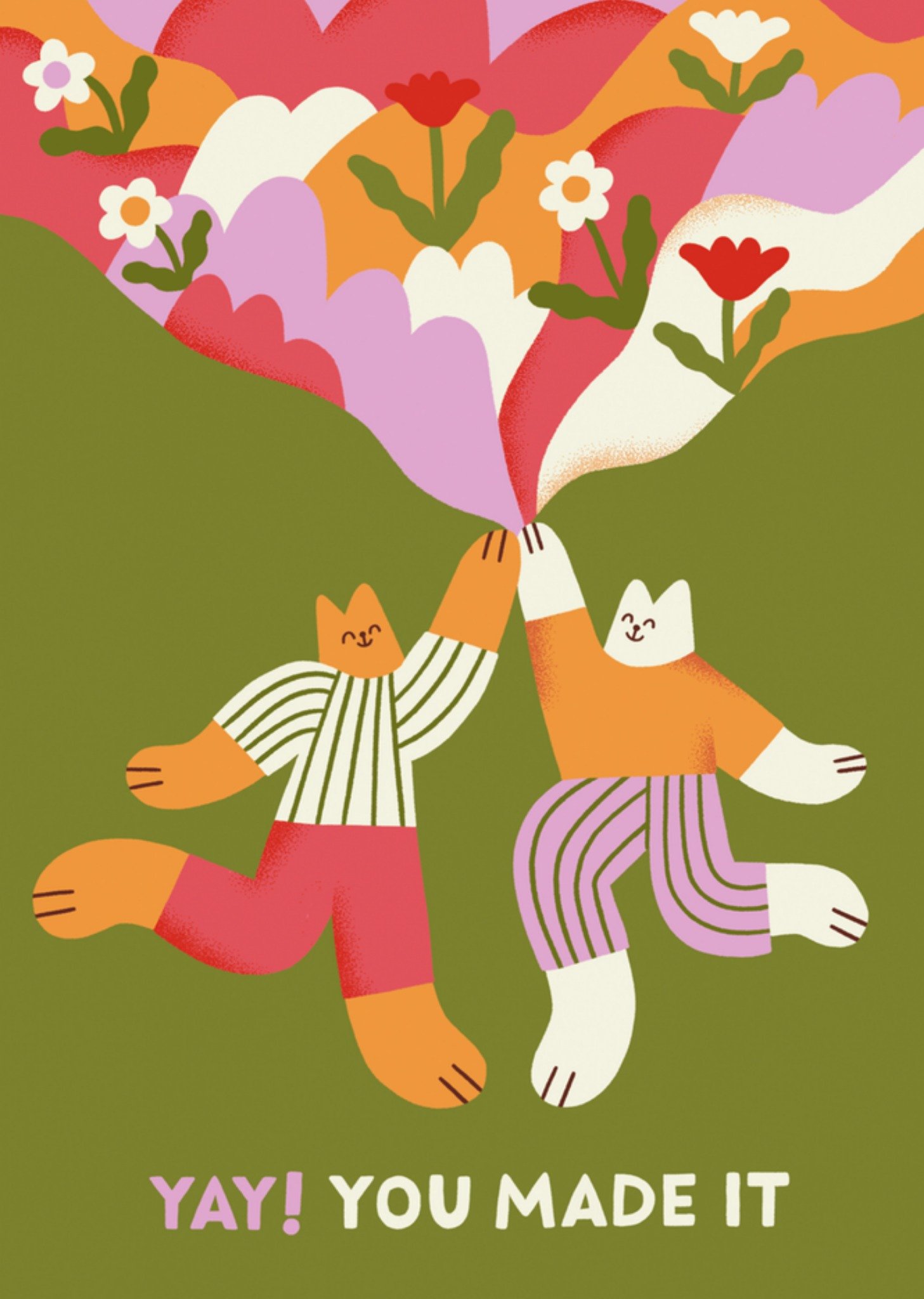 Felicitatiekaart illustratie Kaart Lucy Maggie